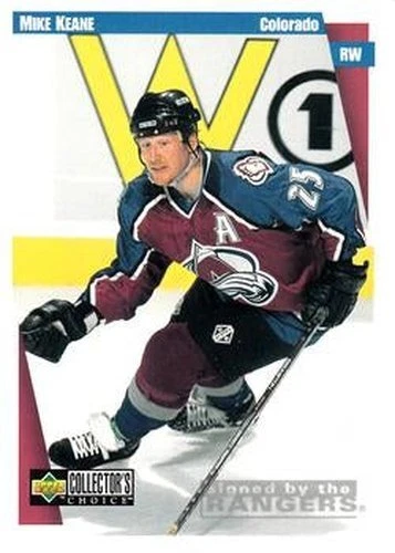 #63 Mike Keane - New York Rangers - 1997-98 Collector's Choice Hockey - Image 1 of 1