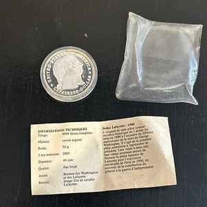 LBCPA2 ILLUSTRES PIÈCES DES USA COPY 2004 LAFAYETTE DOLLAR CUIVRE ARGENTÉ LIMITÉ - Imagen 1 de 8