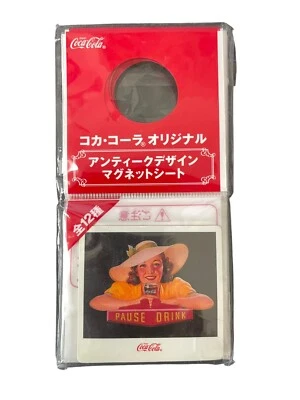 Novelty Coca Cola Antique Design Magnet Sheet Chinese China Unopened Coke - Image 1 of 4