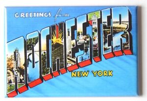Salutations de Rochester New York FRIGO AIMANT souvenir de voyage