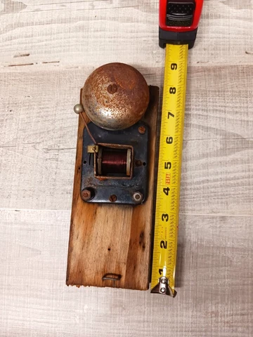 Antique Victorian Mechanical Door Bells/Ringers FOR PARTS Metal Iron Cover