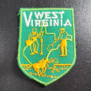 Vintage Souvenir Travel Patch-West Virginia-Horse Racing, Music and Hunting - Picture 1 of 2