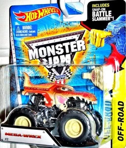 HOT WHEELS MONSTER JAM MEGA WREX 1/64 2014 BATTLE SLAMMER SERIES  *NEW* - Picture 1 of 1
