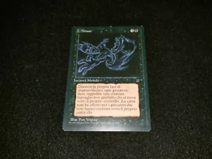 MTG 1x Legends black rare LP Italian FBB The Abyss - Reserved List - Picture 1 of 2