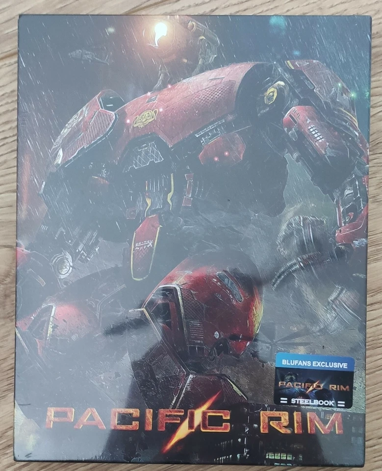 Blufans Exc#09 Pacific Rim 3D+2D Steelbook Blu-Ray Full Slip NEW&SEALED!!! - Image 1 of 4