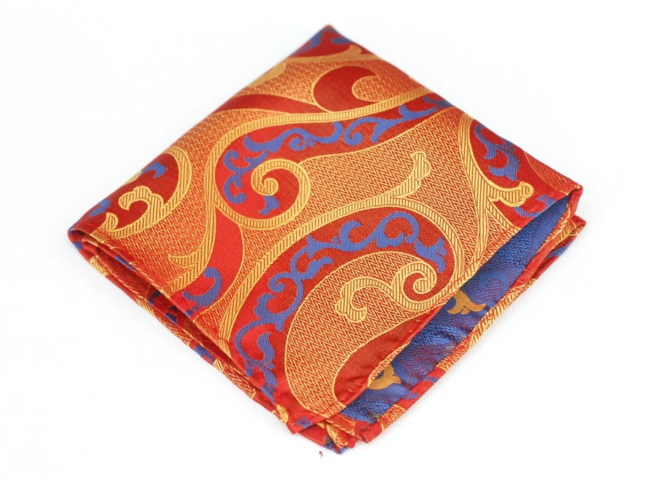 Lord R Colton Masterworks Pocket Square - Villarrica Lava Silk - $75 Retail New - Image 1 of 4