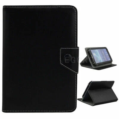 Folio Leather Stand Case Cover Universal For iPad Samsung Lenovo Tablet PC US - Image 1 of 4