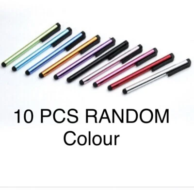 10 x STYLUS PENS for TABLET , MOBILE PHONES, SAMSUNG  IPHONE IPAD HTC HUAWEI Etc - Image 1 of 2