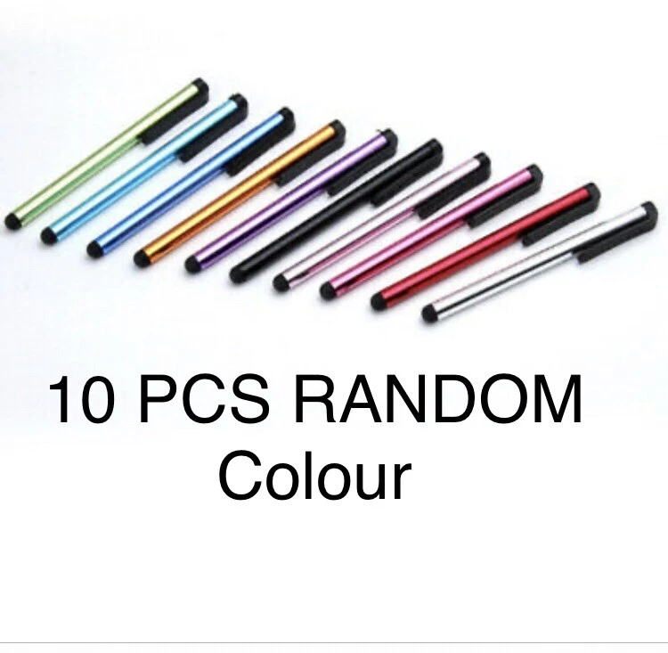 10 x STYLUS PENS for TABLET , MOBILE PHONES, SAMSUNG  IPHONE IPAD HTC HUAWEI Etc - Image 1 of 2