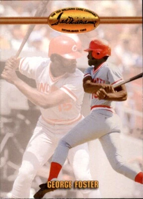 1993 Ted Williams George Foster Cincinnati Reds #29 - Image 1 of 2