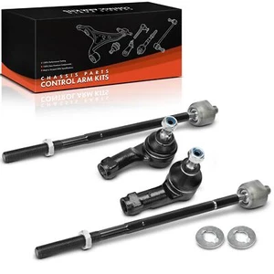 4x Front Inner and Outer Steering Tie Rod End for Ford Focus 2009-2011 2.0L 2.5L - Picture 1 of 10