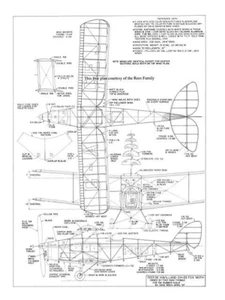 DH.83 Fox Moth F/F 30" Wingspan RC Model Airplane Printed Plans Templates - Picture 1 of 1