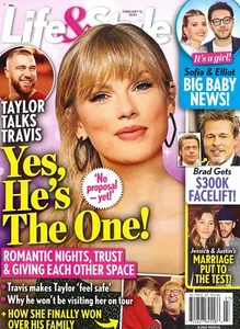 LIFE & STYLE MAGAZINE - FEB. 12, 2024 - TAYLOR TALKS TRAVIS, YES, HE'S THE ONE! - Picture 1 of 1