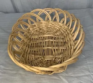 Willow Woven Basket Tray, Natural , Oval 9"x12"x3" - Picture 1 of 3