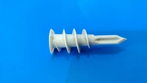 Anclajes de cabeza plana para paneles de yeso de nailon de 1,68" para tornillo #8 de 1" (1000 piezas) - Imagen 1 de 2