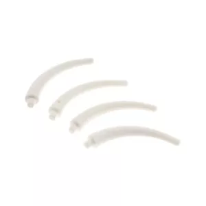 4x Lego Animal Dinosaur Tail End White Dragon Tip Horn 6110023 40379 - Picture 1 of 2