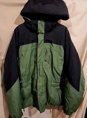 LL Bean Mens Primaloft Green Ski Jacket Coat 2XL XXL Puffer Vintage Winter  - Image 1 of 4