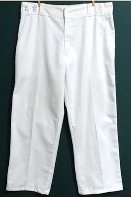 Pantalones exfoliantes blancos 34 x 25 de Fashion Seal uniforme médico hospital trabajo pantalones Foto 1 de 4