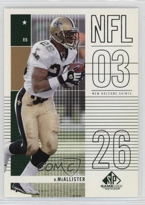 2003 SP Game Used Edition Deuce McAllister #30 - Image 1 of 2