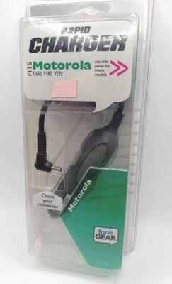 Motorola Cell Phone Car Charger Fits C650, V180, V220 Mobile V2267 C331 - image 1 of 4