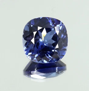 AAA Loose Gemstone Certified Natural Cushion Cut Blue Tanzania Tanzanite 8.05 Ct - Picture 1 of 7