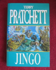 Terry Pratchett JINGO 1997 Sleeve cover Hard Back Victor Gollancz - Picture 1 of 4