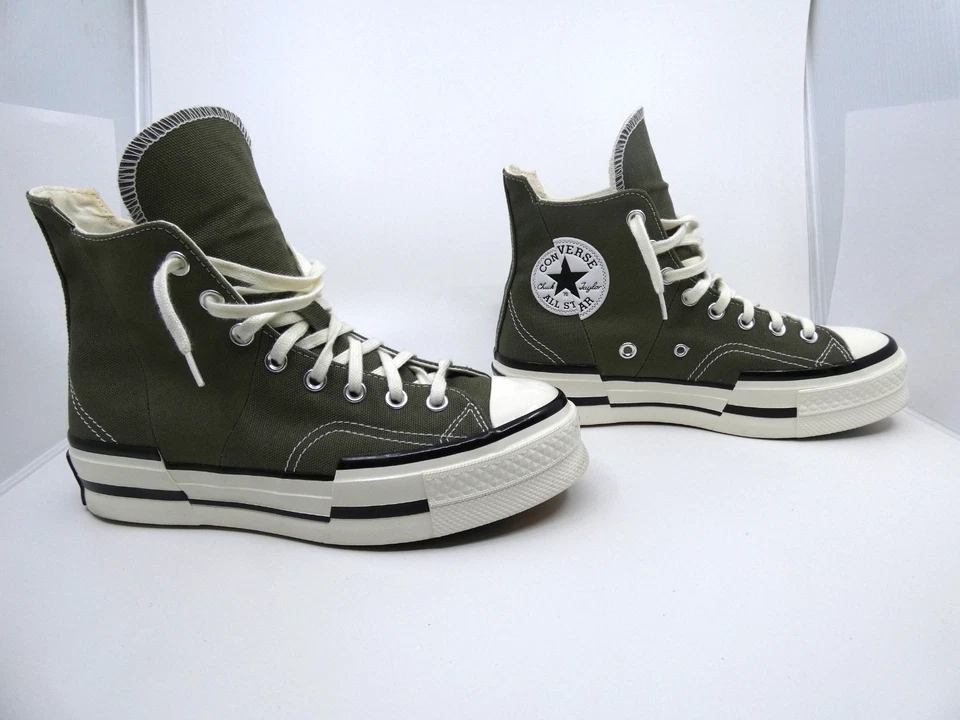 Converse Chuck Taylor All Star 70 Hi Plus Utility Egret Negro A01362C Talla 9 Foto 1 de 4