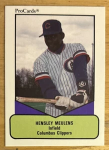 1990 ProCards AAA Hensley Meulens Baseball Card #332 Columbus Clippers VG O/C - Picture 1 of 2