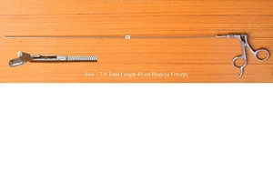 Pinzas de biopsia flexibles de doble acción SS 7 fr. Insertos oftálmicos semirrígidos de 40 cm - Imagen 1 de 6