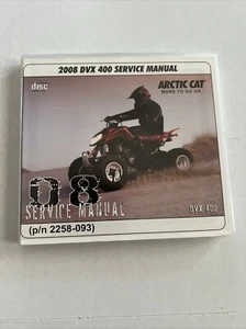 Arctic Cat ATV DIGITAL Service Manual 2008 DVX 400 - Picture 1 of 3