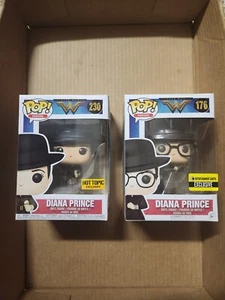 FUNKO POP! DC HEROES! DIANA PRINCE W/ SHEILD #176 DIANA PRINCE W/ ICE CREAM#230 - Picture 1 of 7