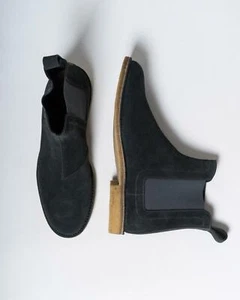 Bottega Veneta $820 Nuevas en caja Gris Gris Chelsea Botas Sin Cordones 38+ EU 6.5 EE. UU. - Imagen 1 de 6