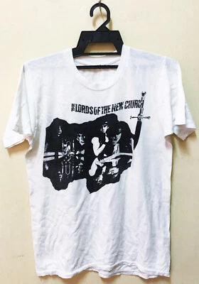 Camiseta vintage anos 80 THE LORDS OF THE NEW CHURCH PUNK ROCK TOUR STIV BATOR DAMNED - Imagem 1 de 2