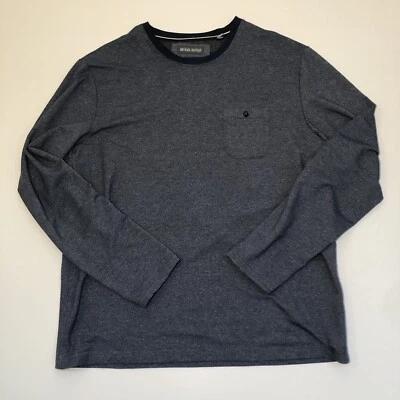 Suéter Pullover MICHAEL BASTIAN Para Hombres Algodón Suave LS Azul Marino Talla XL NUEVO CON ETIQUETAS Envío Rápido Foto 1 de 4