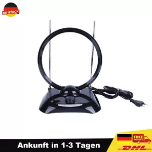 DVB-T DAB+ Antenne Aktiv HD TV Zimmer-Antenne für Receiver Radio Zimmerantenne - Bild 1 von 6