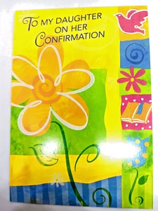 Confirmation Card Daughter Greeting Card w/Envelope - Picture 1 of 1