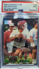 1993 STADIUM CLUB #250 1st DAY ISSUE JOE MONTANA PSA 9