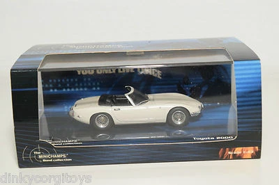 MINICHAMPS JAMES BOND 007 TOYOTA 2000GT 2000 GT COME NUOVO IN SCATOLA RARO RA... - Immagine 1 di 4