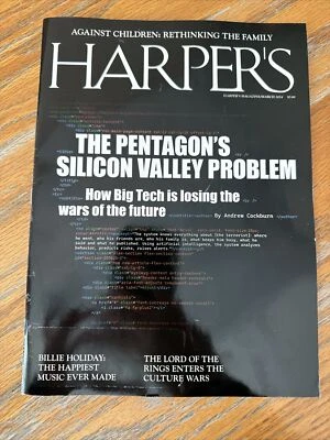 HARPER'S MAGAZINE March 2024 The Pentagon's Silicon Valley Problem - Image 1 of 3