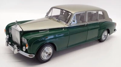 Kyosho 1/18 Scale 08905GRS - 1968 Rolls Royce Phantom VI - Green/Silver - Image 1 of 4