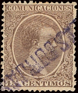 Tarragona - Edi o 219 - Mat lineal violeta "Las Borjas del Campo" - Imagen 1 de 1