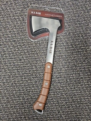 Топорик KA-BAR Hawk 4,75 дюйма лезвие с ножнами - коричневый койот - СОВЕРШЕННО НОВЫЙ KABAR x1 - Изображение 1 из 4