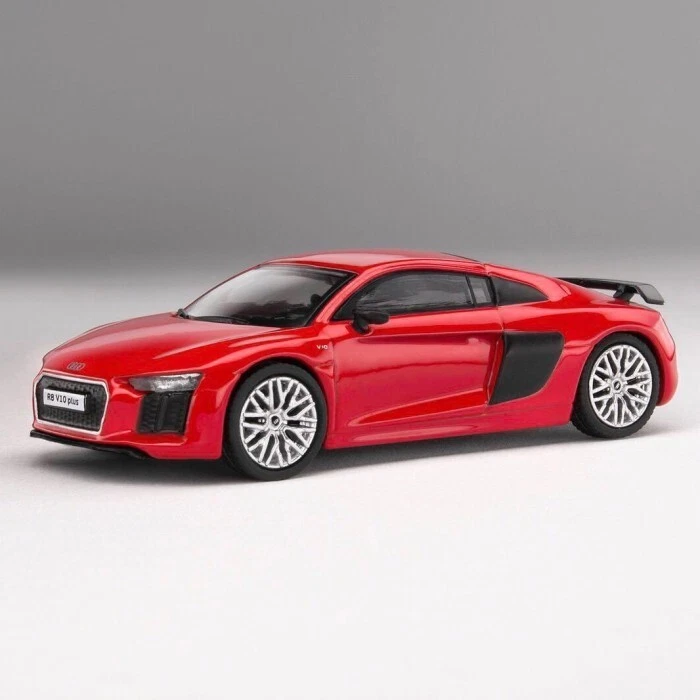 AUDI R8 V10 PLUS DYNAMICITE ROSSO modellino auto pressofuso super rara collez... - Immagine 1 di 4