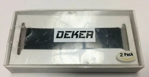 NUOVI cinturini in metallo Apple Watch di Deker, confezione da 2, uno nero, uno argento - T836 - Foto 1 di 11