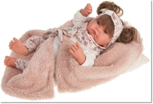 Muñeca bebé Antonio Juan Nica Coletas, 40 cm muñeca con cuerpo de tela muñeca de juego - Imagen 1 de 3