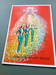 1968 programm CIRCUS RUDY BROS Althoff Jacobi cirque circo programme programma - Bild 1 von 5