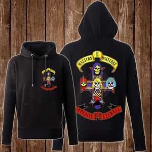 Mens He Man Eternia Deluxe Hoodie Skeletor 80s Kids TV Cartoon Retro Vintage - Picture 1 of 3