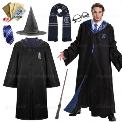 Juego de 6 Gafas Disfraz Ravenclaw Harry Potter Capa Varita Mágica Sombrero Bufanda Foto 1 de 4