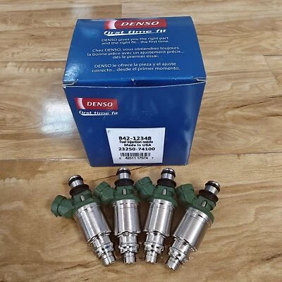 4Pcs Denso Fuel Injectors For 1992-2000 Toyota Camry 2.0L 2.2L I4 23250-74100 US Foto 1 de 4