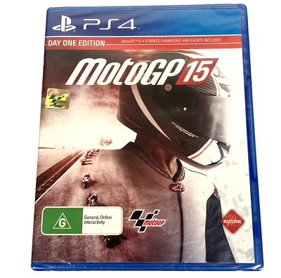 MotoGP 15 Day One Edition PS4  PlayStation 4 Game  Brand New & Factory Sealed - Image 1 of 4